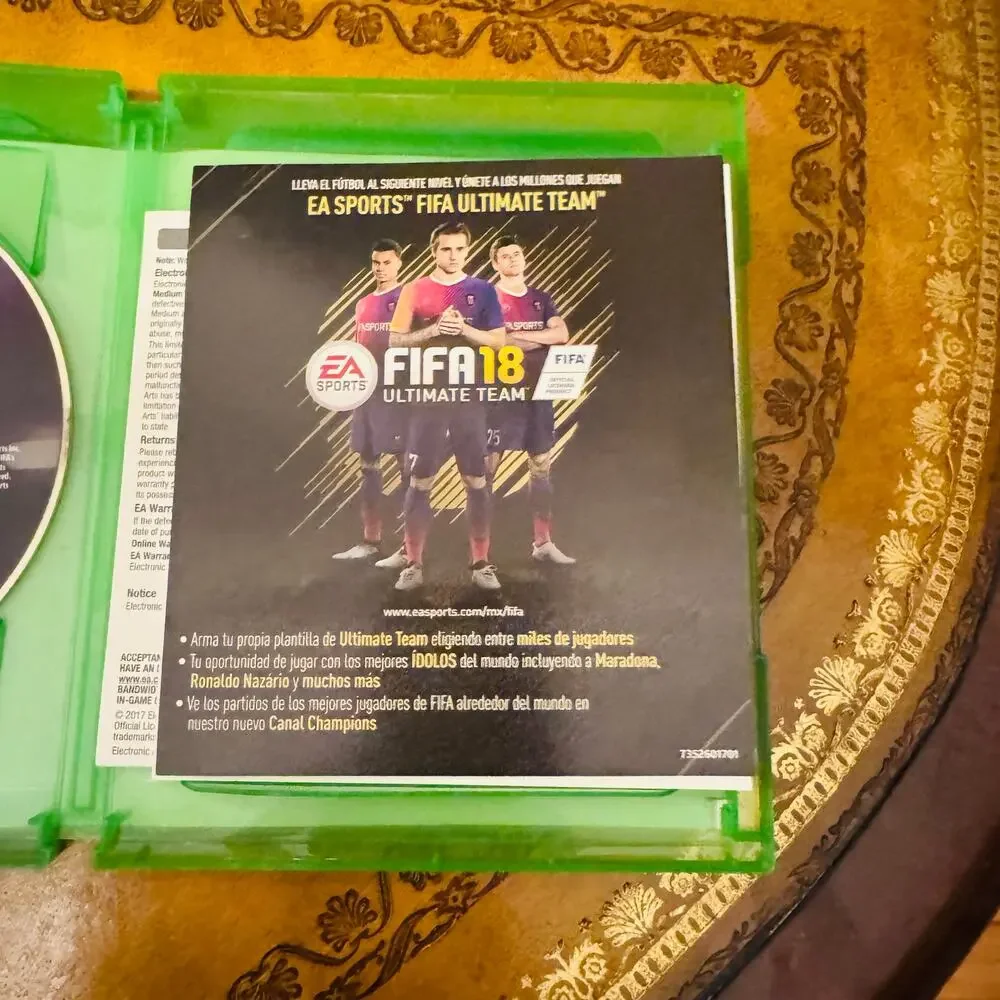 FIFA 18 Standard Edition Microsoft Xbox One 2017 Ronaldo Cover Soccer Video Game